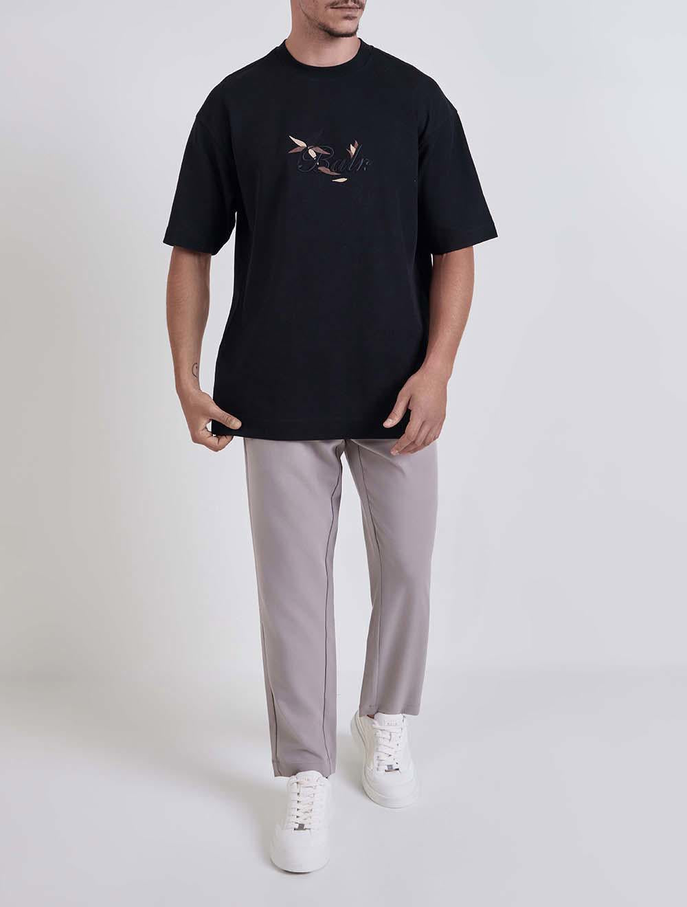 חולצת טי בגזרה משוחררת