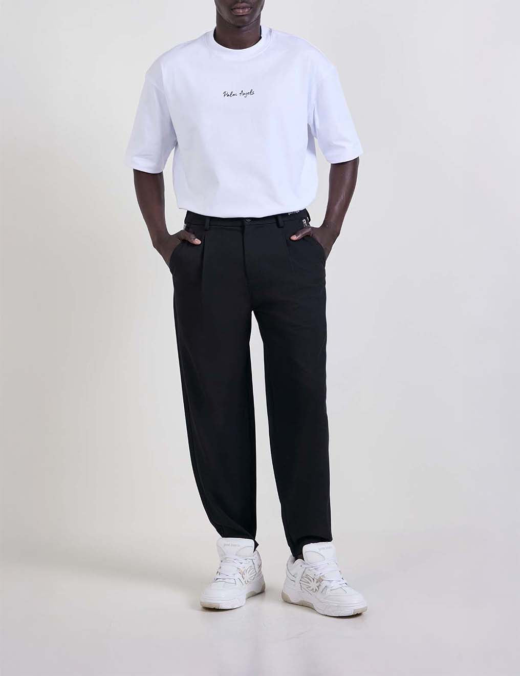 מכנסיים סלים פיט כותנה בלנד