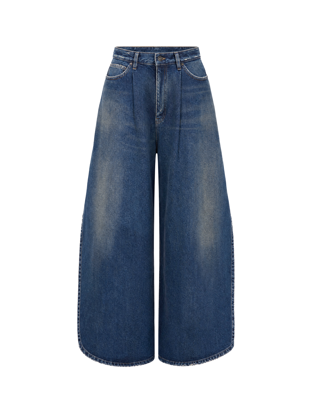 מכנסי ג'ינס טוליפ בגזרת אוברסייז