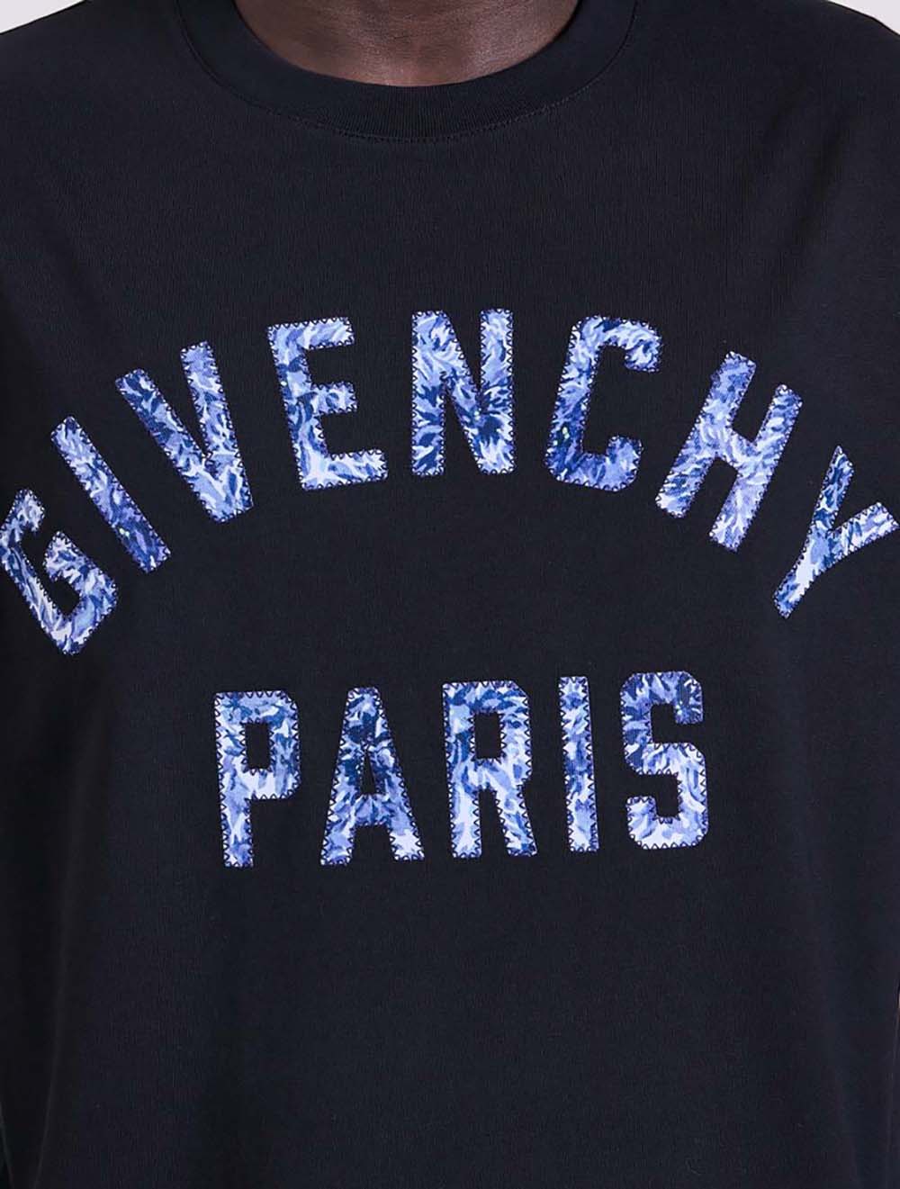 טי שירט Givenchy Paris Embroidery כותנה