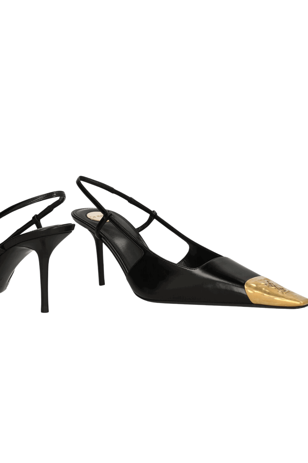 jeanne עור slingbacks