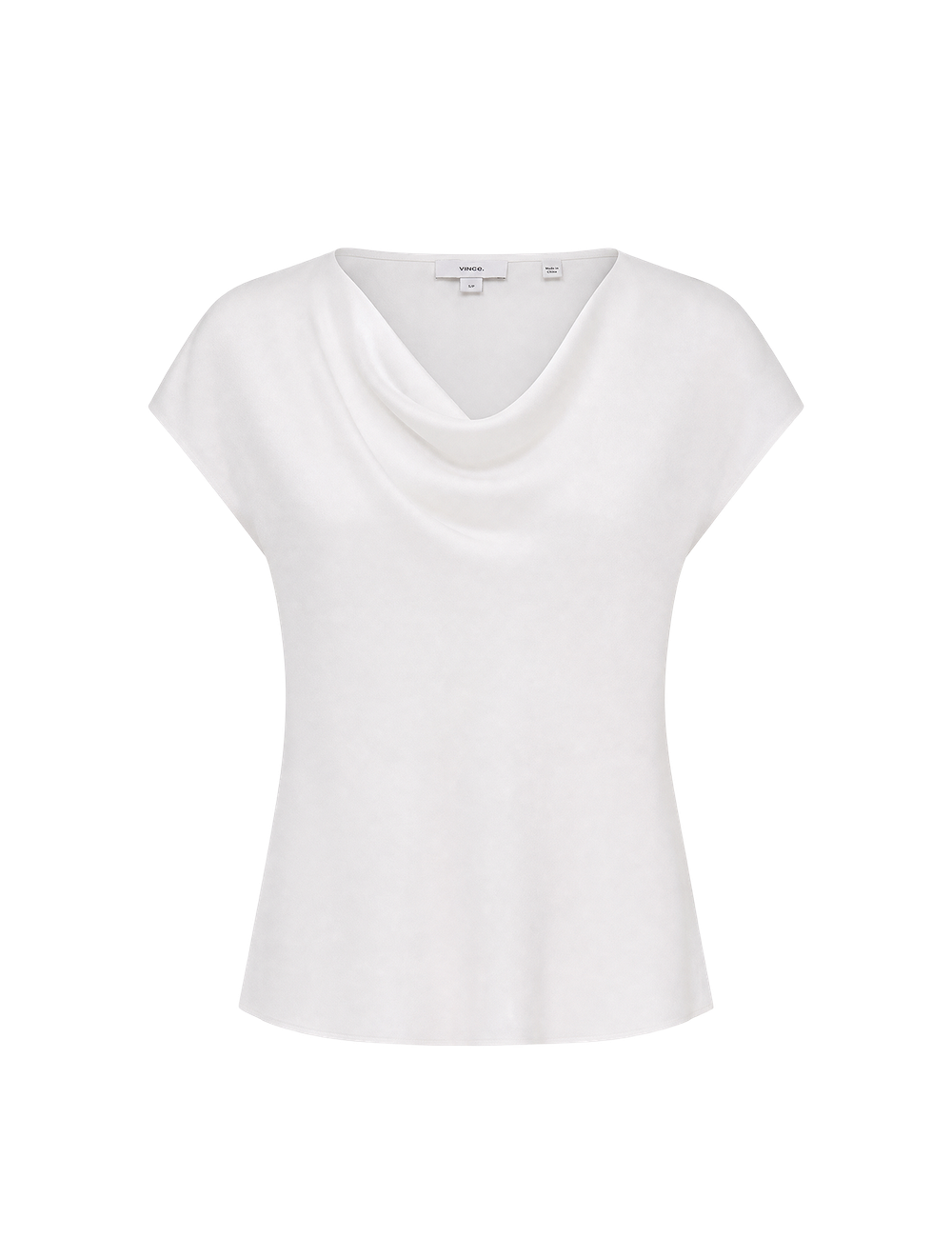 חולצה Cowl-Neck משי