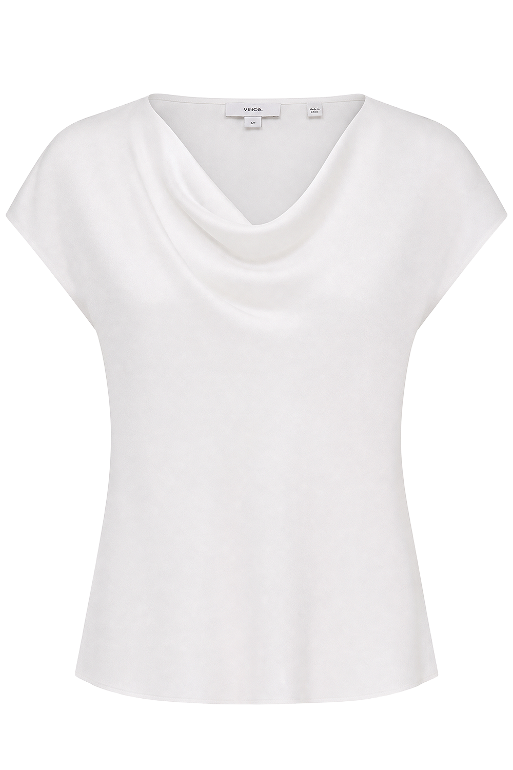 חולצה Cowl-Neck משי