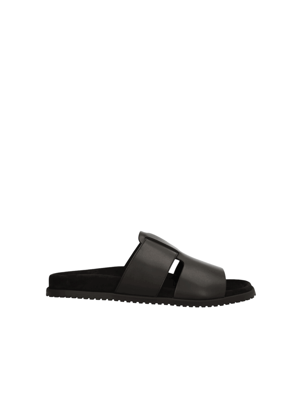 כפכפי סלייד קז'ואל עור עגל