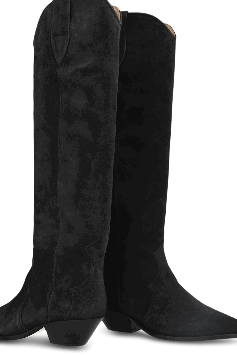 מגפיים Denvee זמש Knee-High