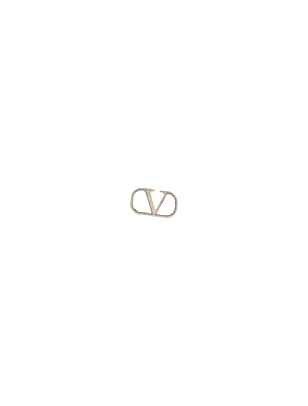 צעיף צמר עם פרנזים VLogo