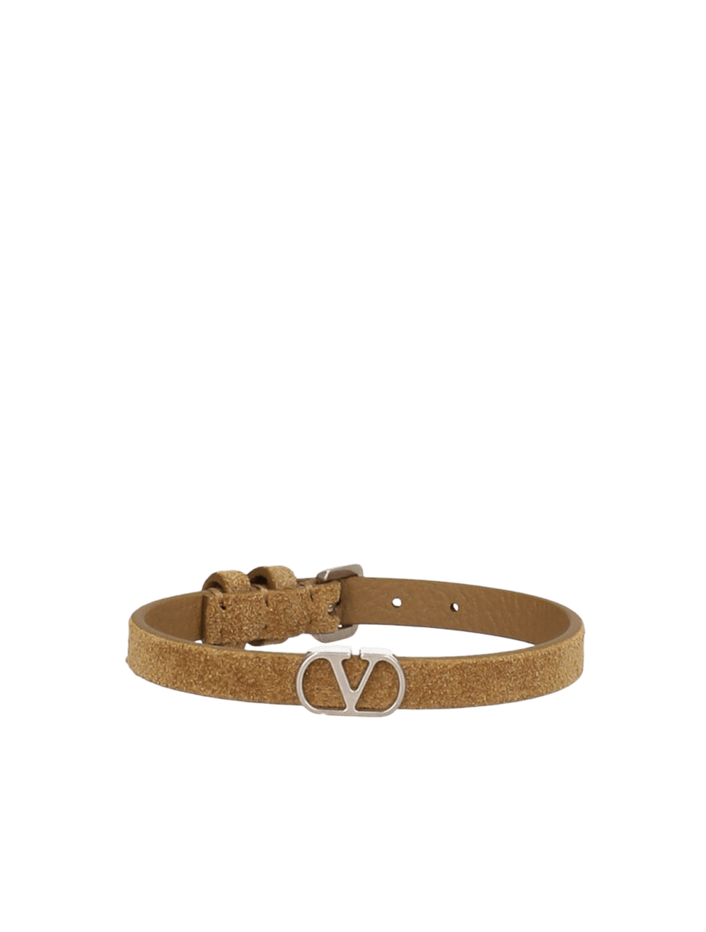 צמיד VLogo סיגנייצ'ר זמש עור
