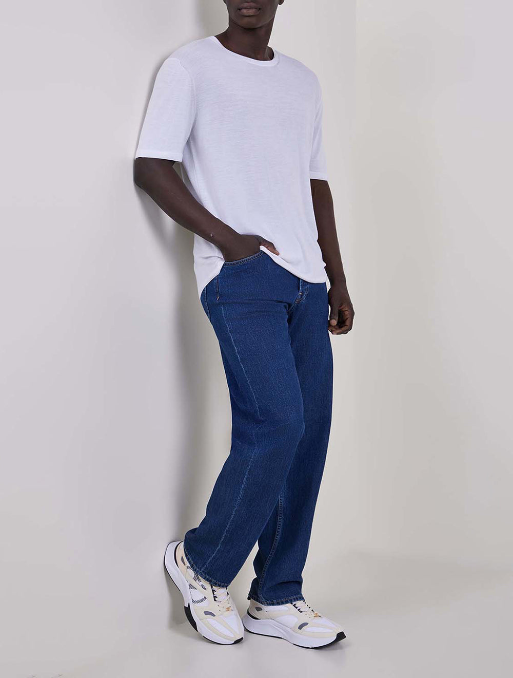 סניקרס Demivee רשת Suedecloth