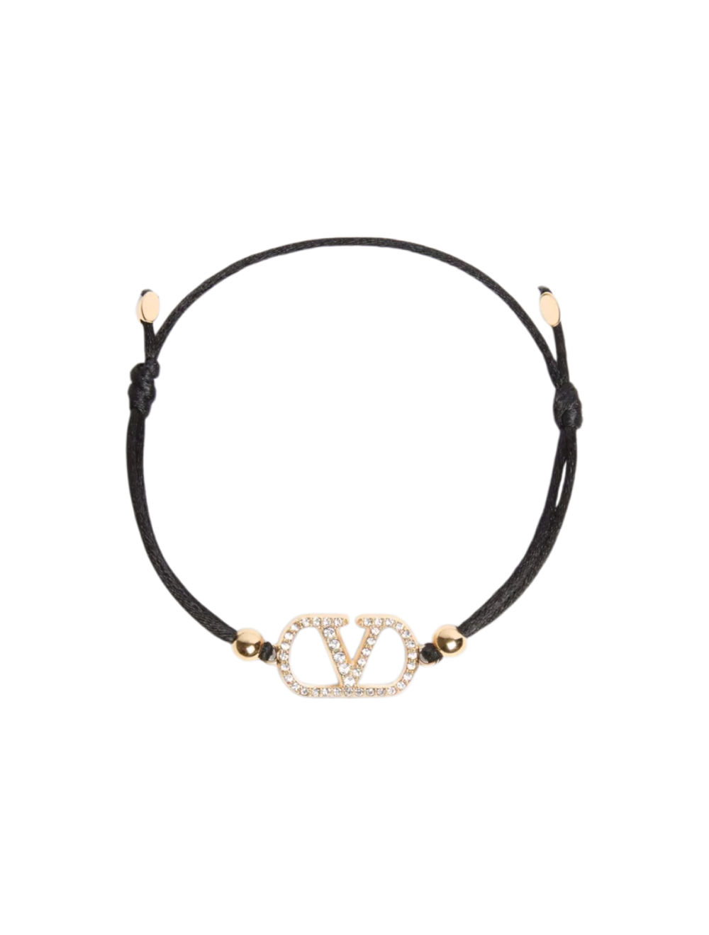 צמיד כותנה & Swarovski Crystals