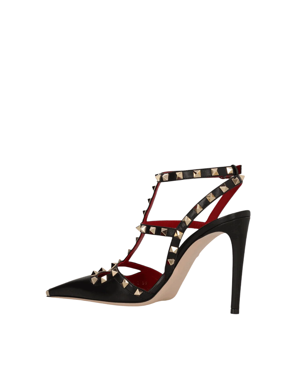 נעלי עקב עור Rockstud 100