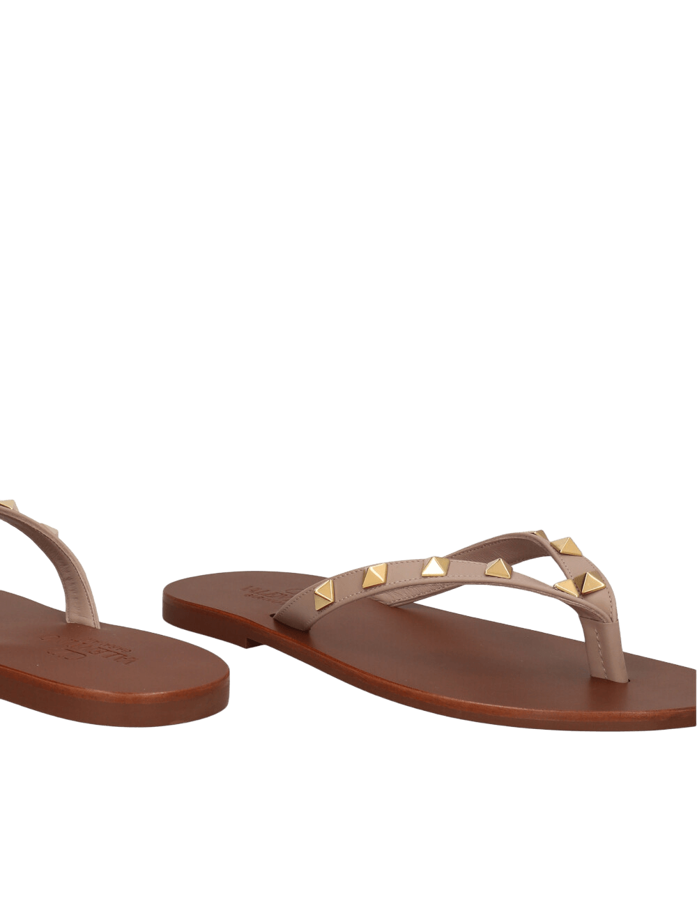 סנדלים Rockstud עור עגל חוטיני