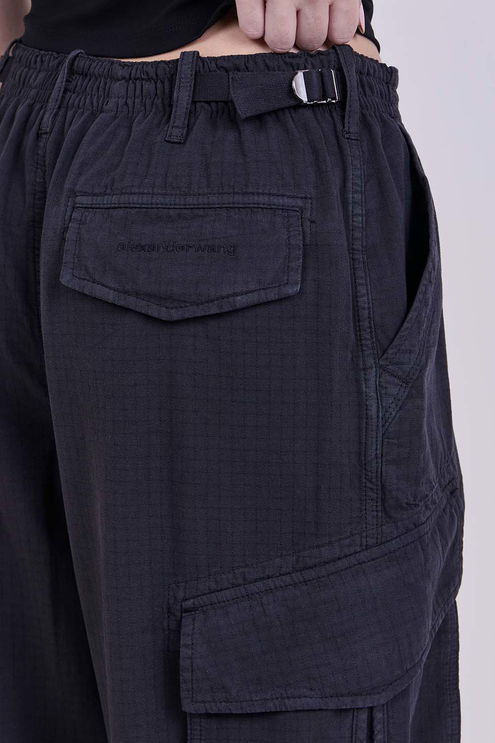 מכנסי דגמ''ח מותן בינוני כותנה לוגו Waistband
