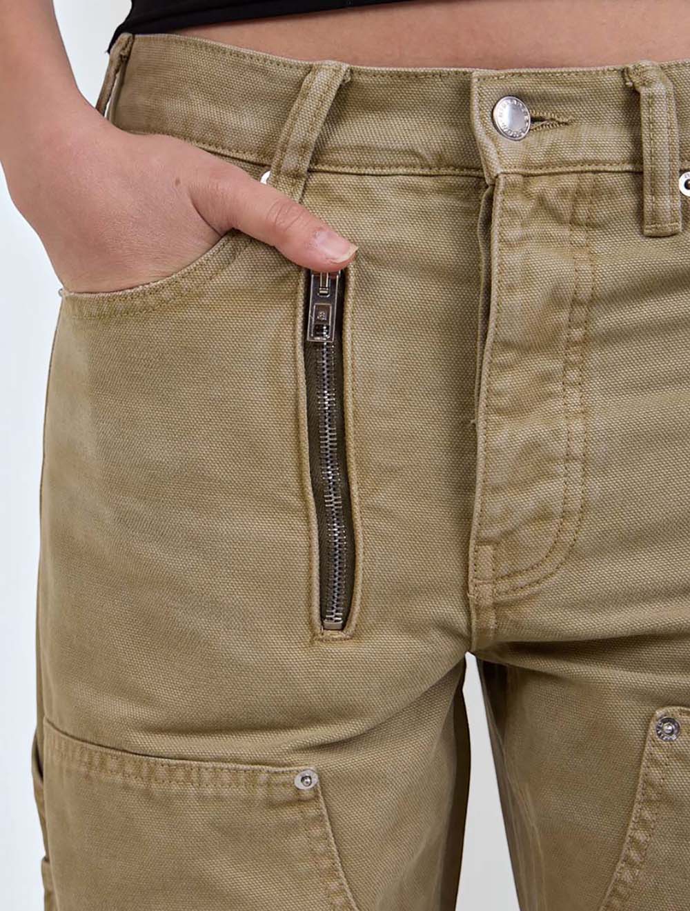 מכנסיים מותן בינוני כותנה Carpenter