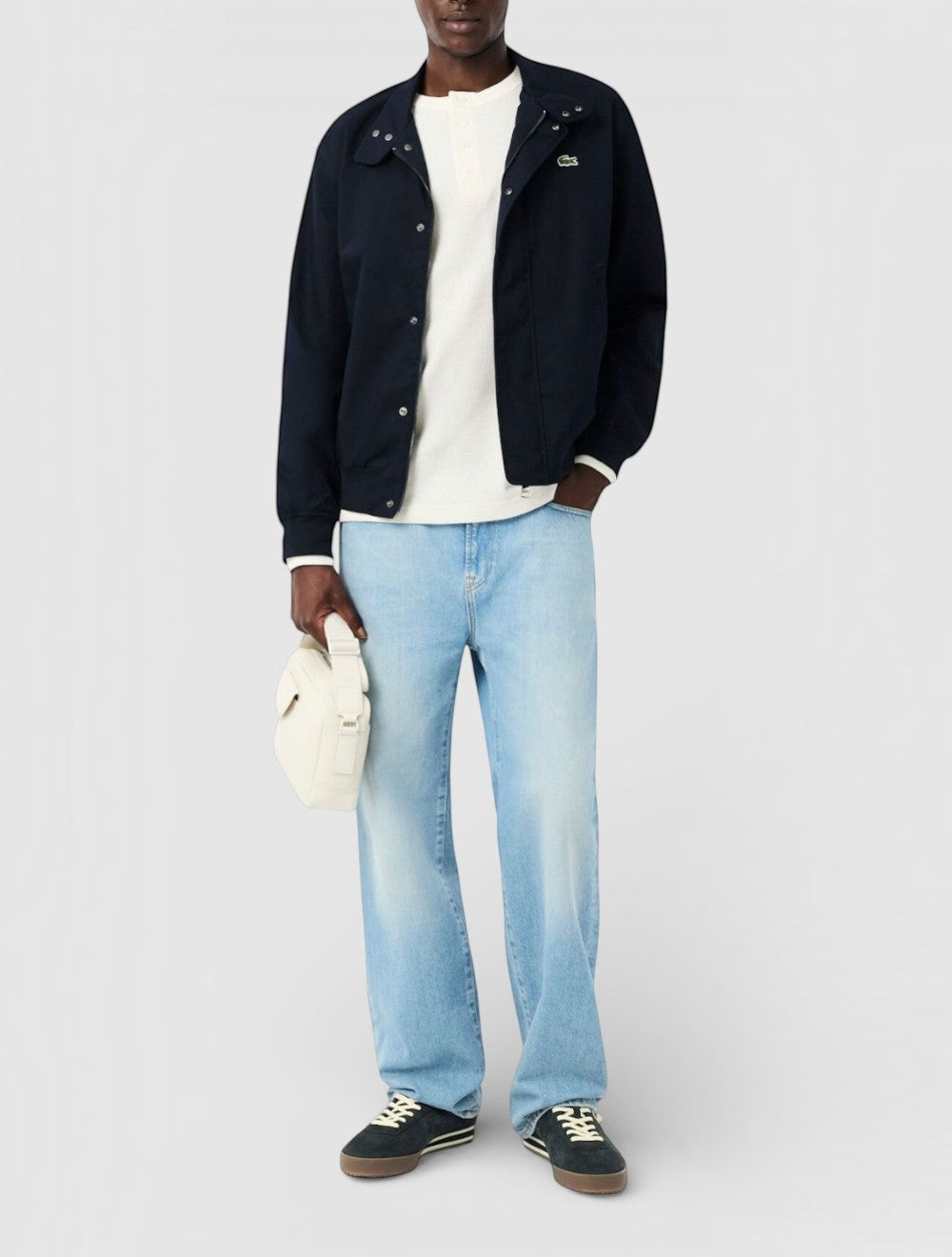 טי שירט וופל סרוג Henley