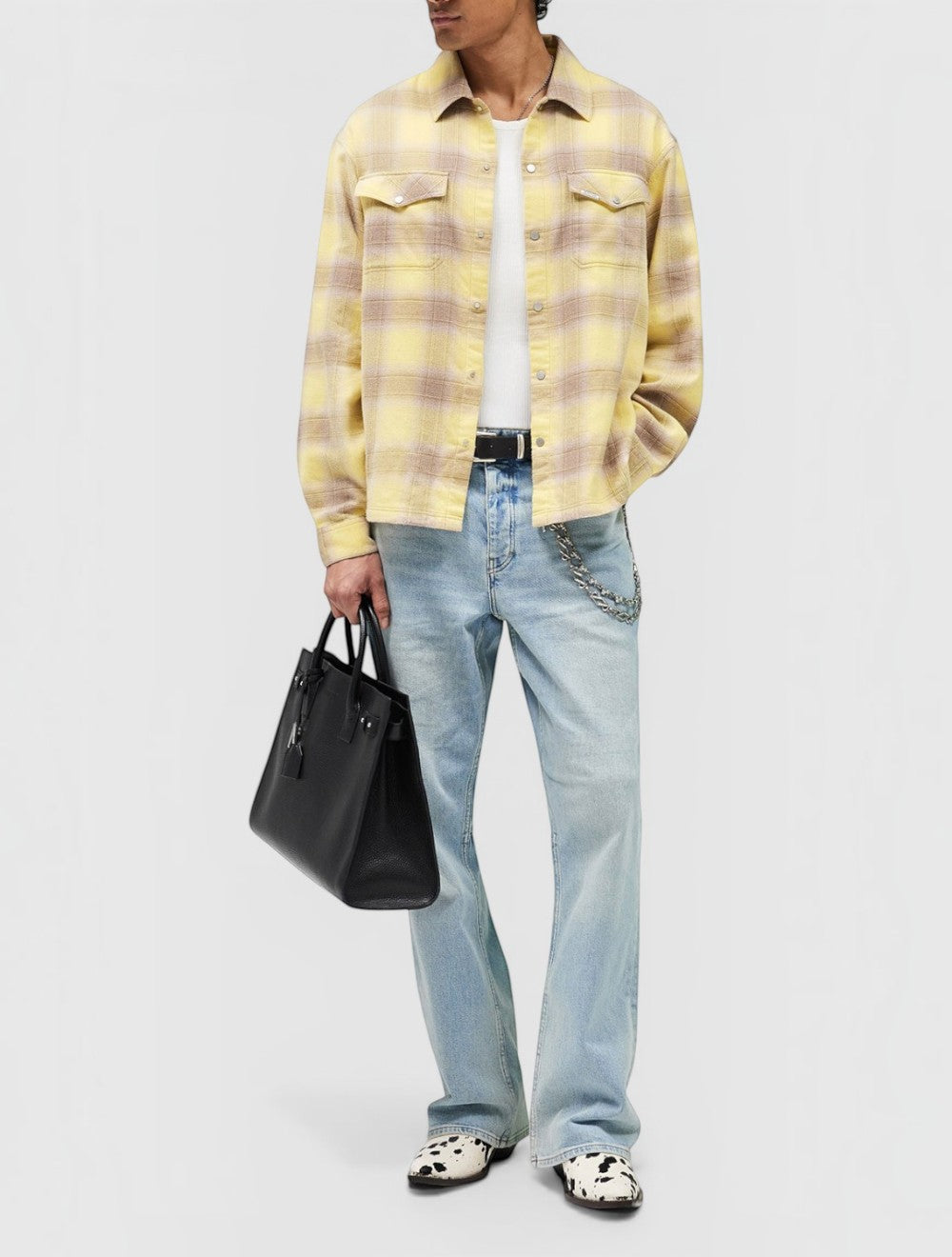 כותנה וינטג' flannel
