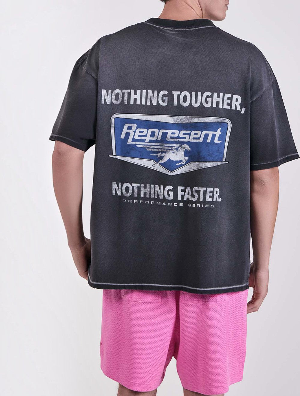טי שירט כותנה NOTHING FASTER