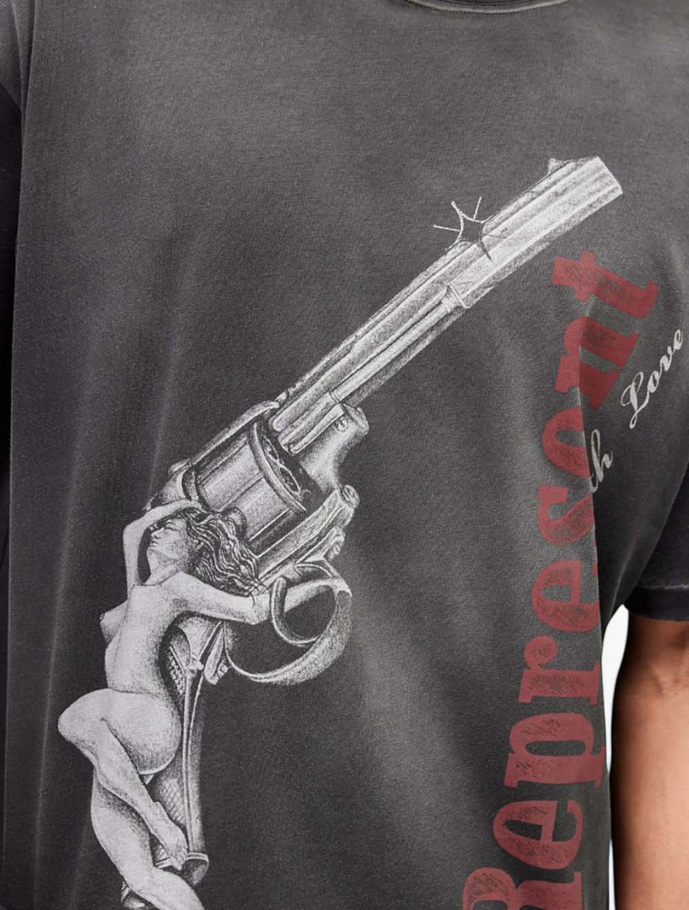 טי שירט כותנה LOADED עם LOVE