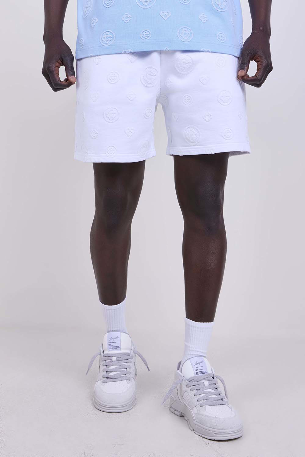 אפליקציה Monogram כותנה Sweatshorts