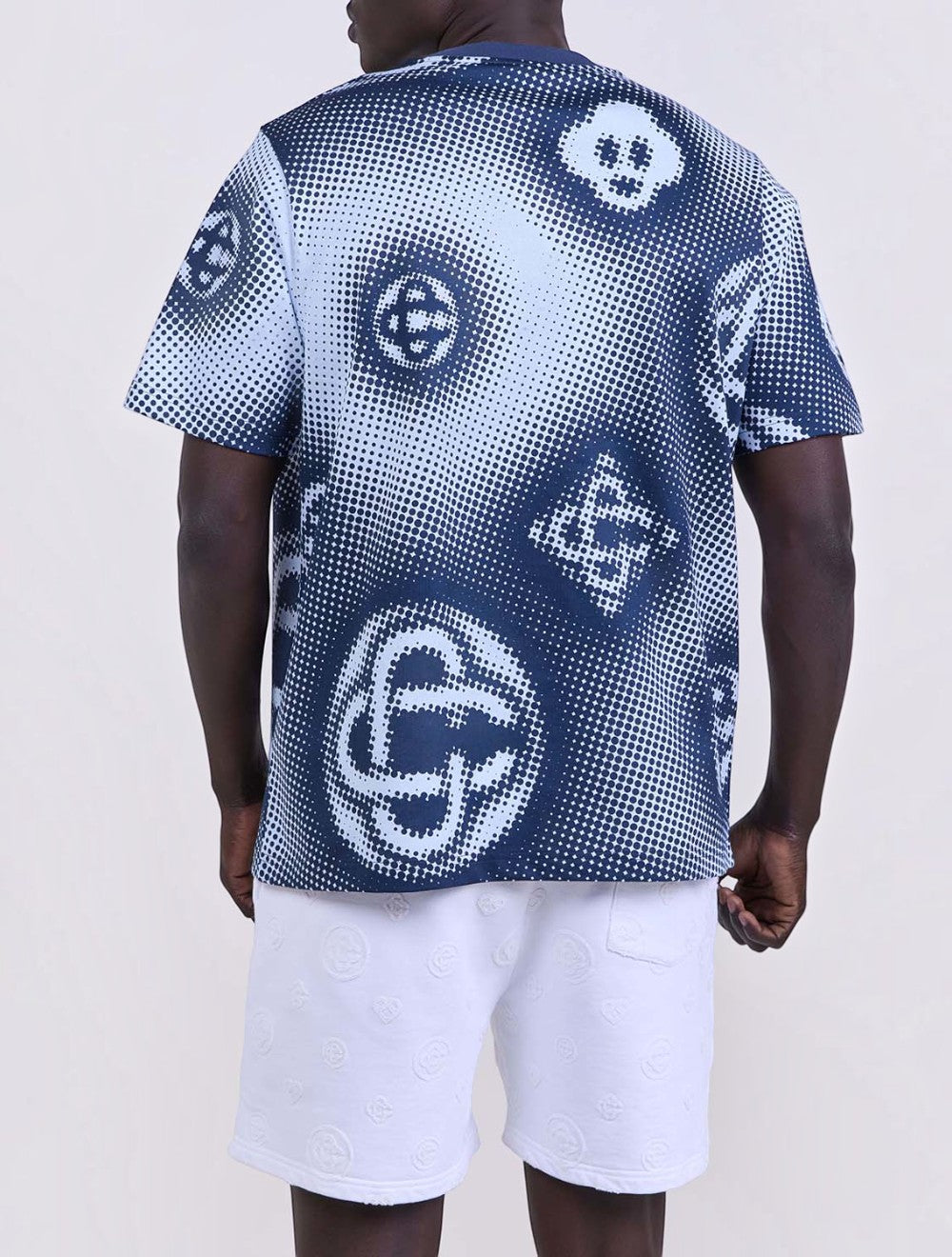 טי שירט Halftone Monogram