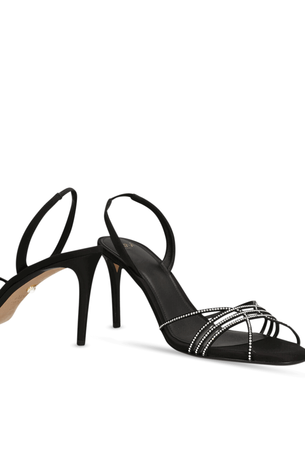 סנדלים Giusy סטן קריסטל Slingback