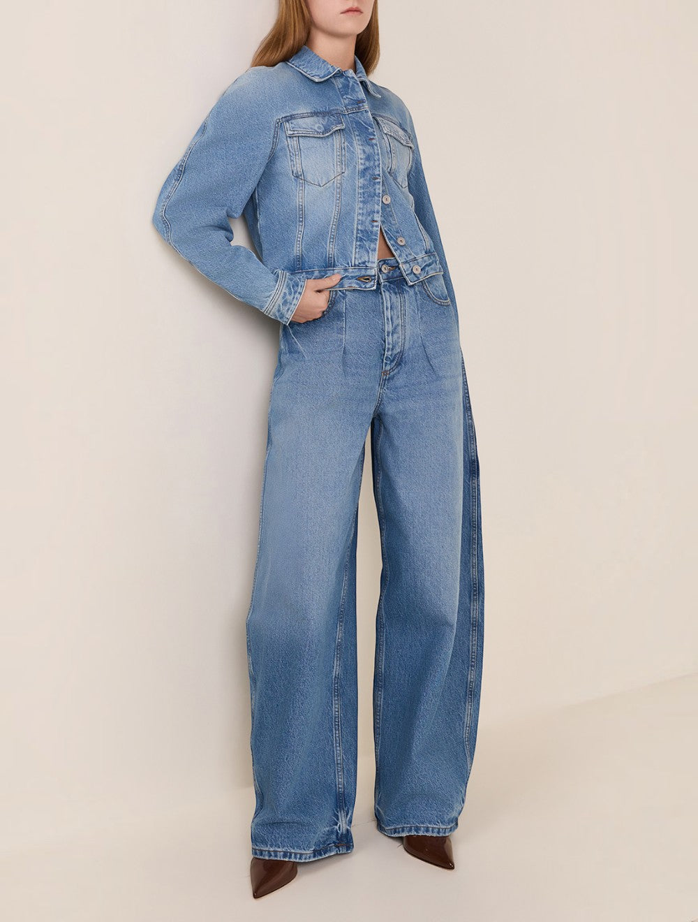 ז'קט ג'ינס LA Veste דה נים Ovalo
