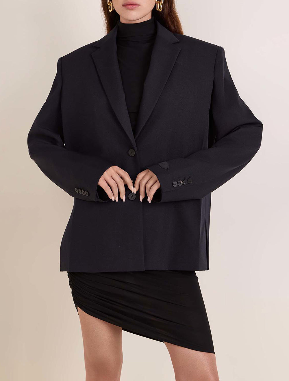 ז'קט La Veste Carrée צמר