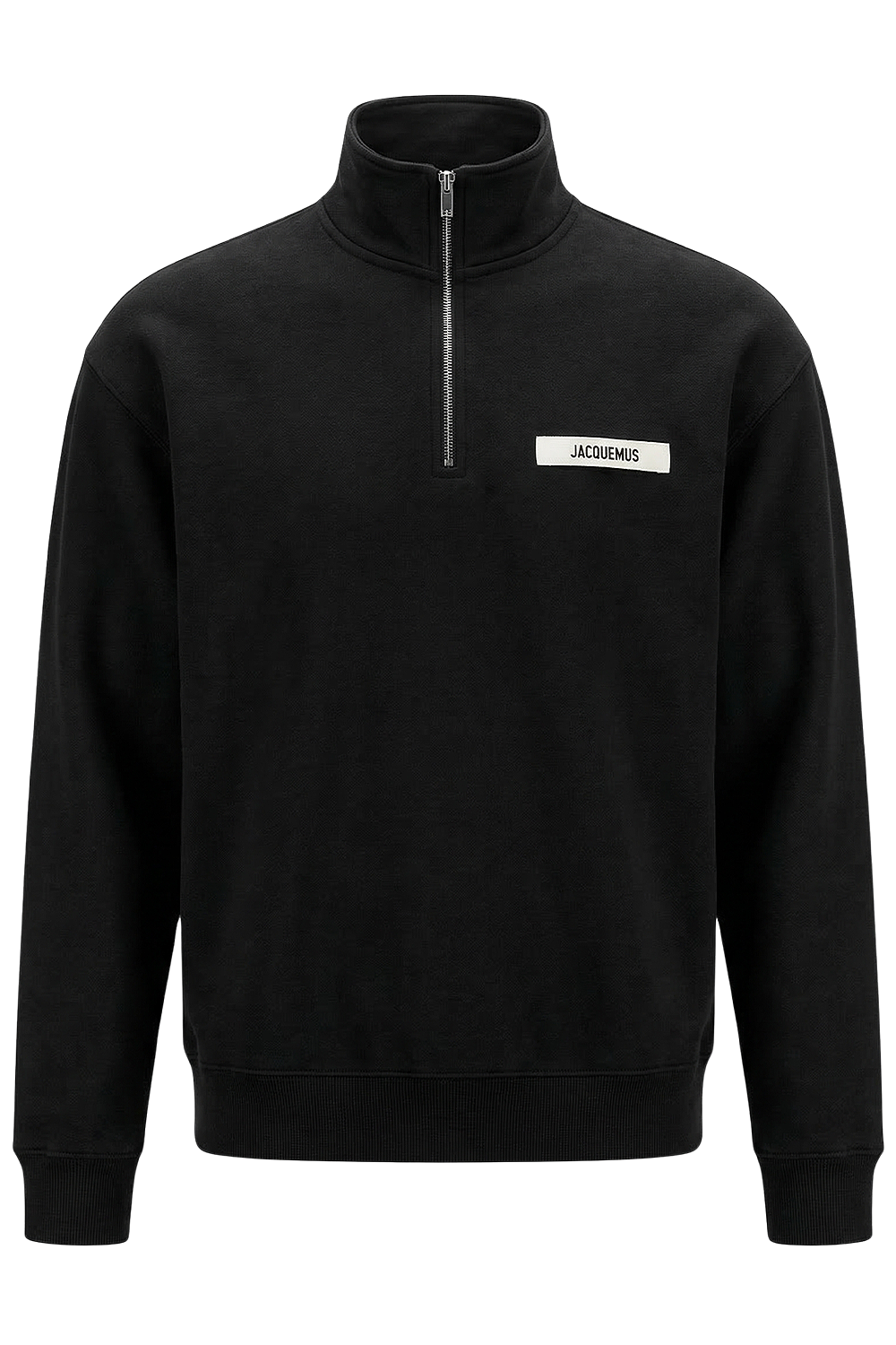 סווטשירט גרוסגריין Zipped-Rollneck כותנה