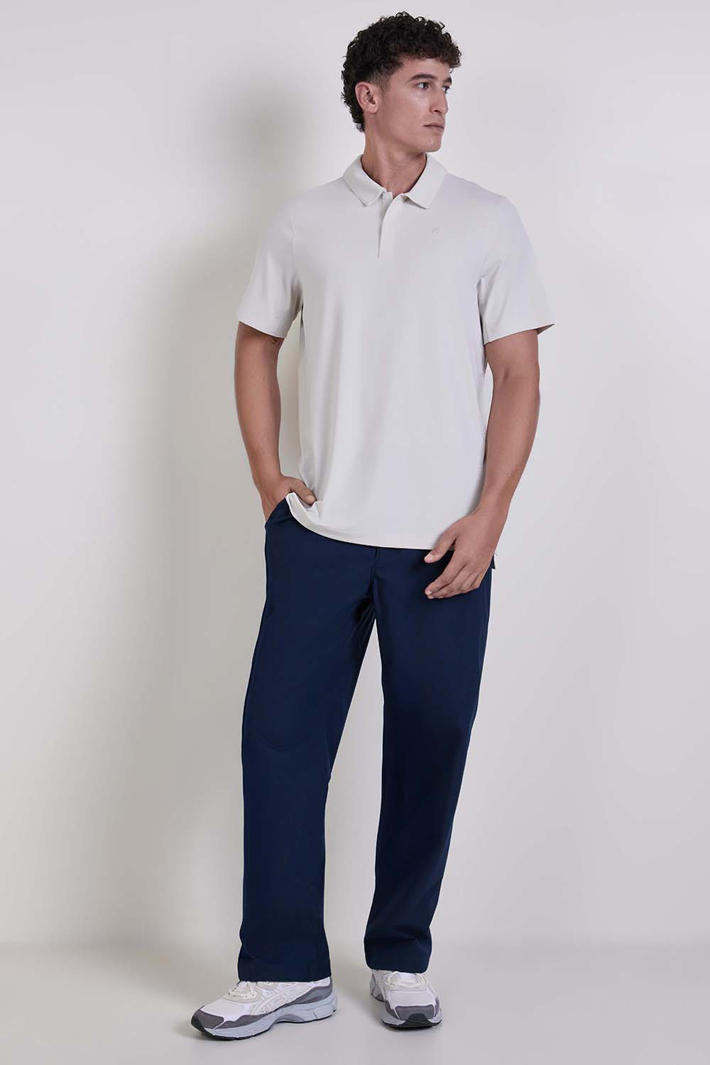 מכנסי גולף טוויל נמתח Relaxed Fit Regular