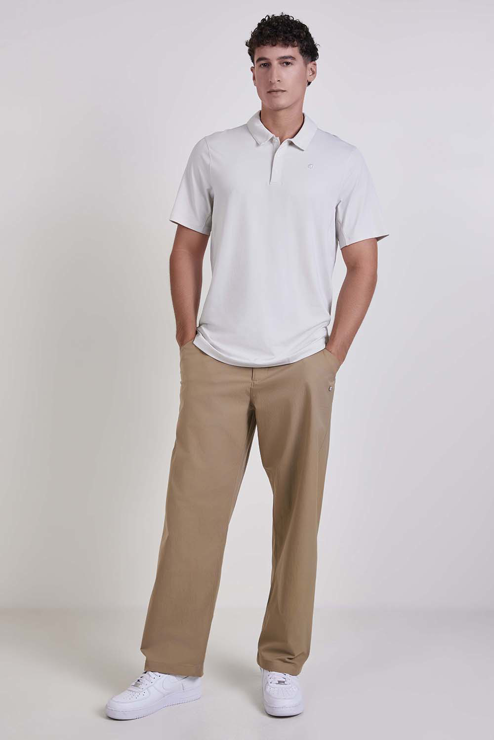 מכנסי גולף טוויל נמתח Relaxed Fit Regular