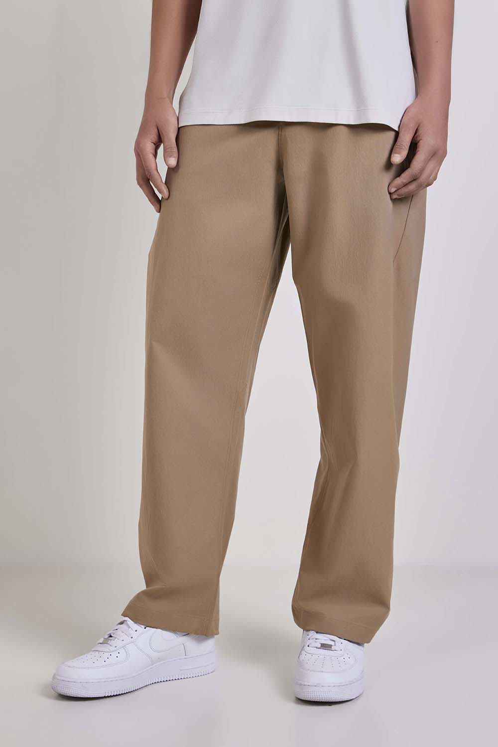 מכנסי גולף טוויל נמתח Relaxed Fit Regular