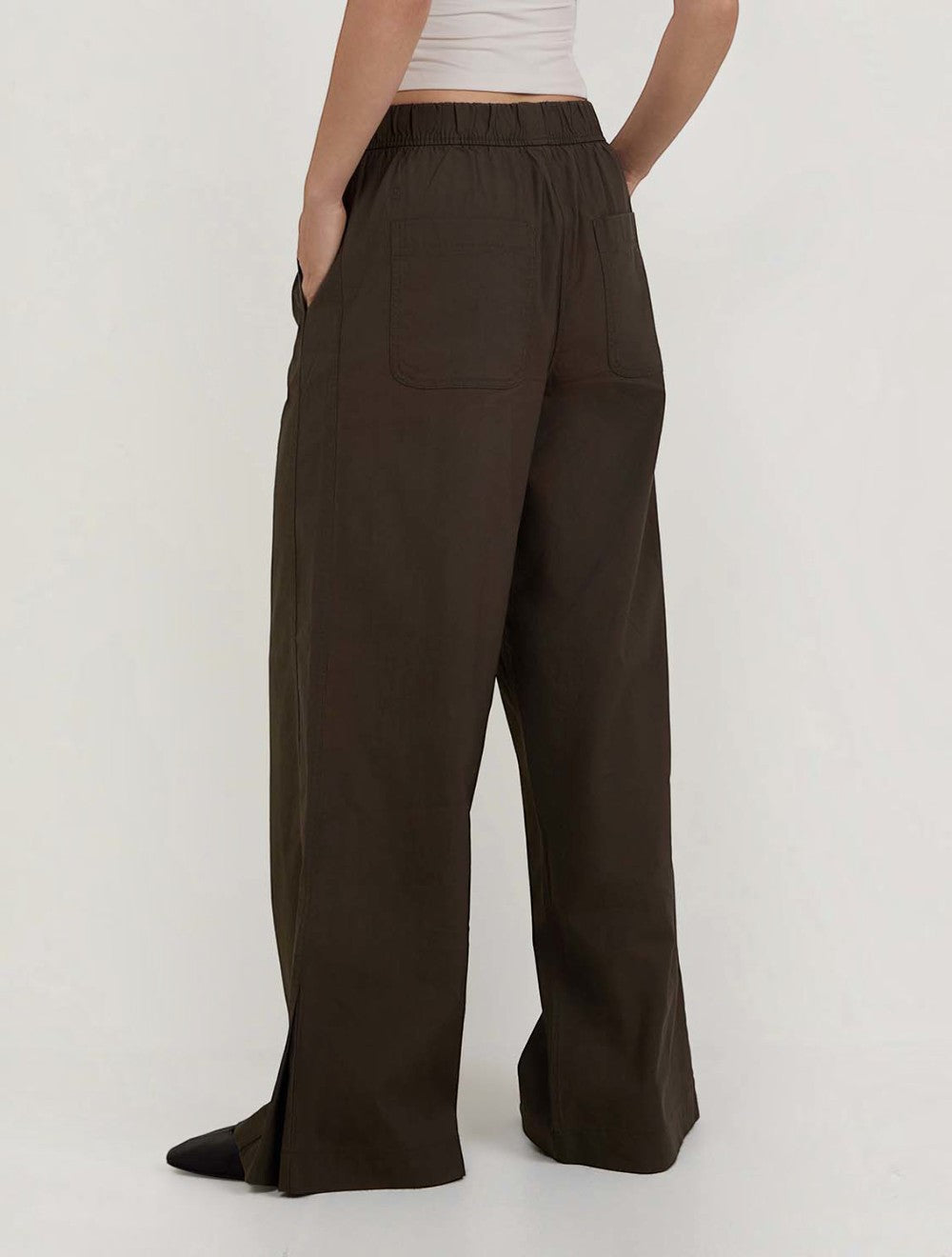 מכנסי LuluLinen גזרה גבוהה Relaxed Fit Regular