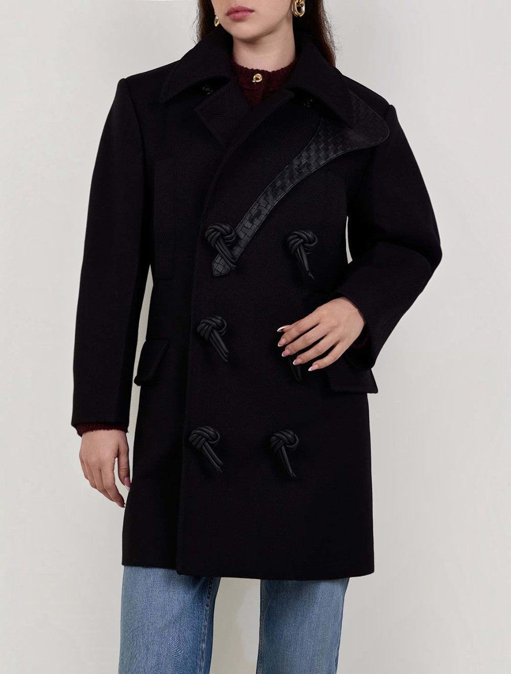 מעיל צמר Mohair Gabardine