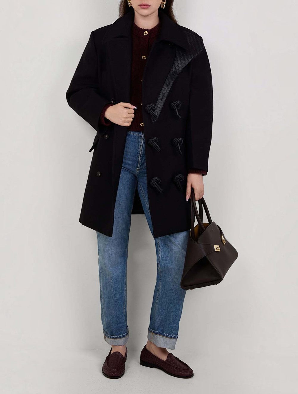 מעיל צמר Mohair Gabardine