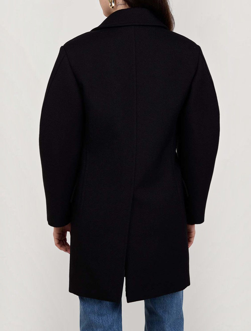 מעיל צמר Mohair Gabardine