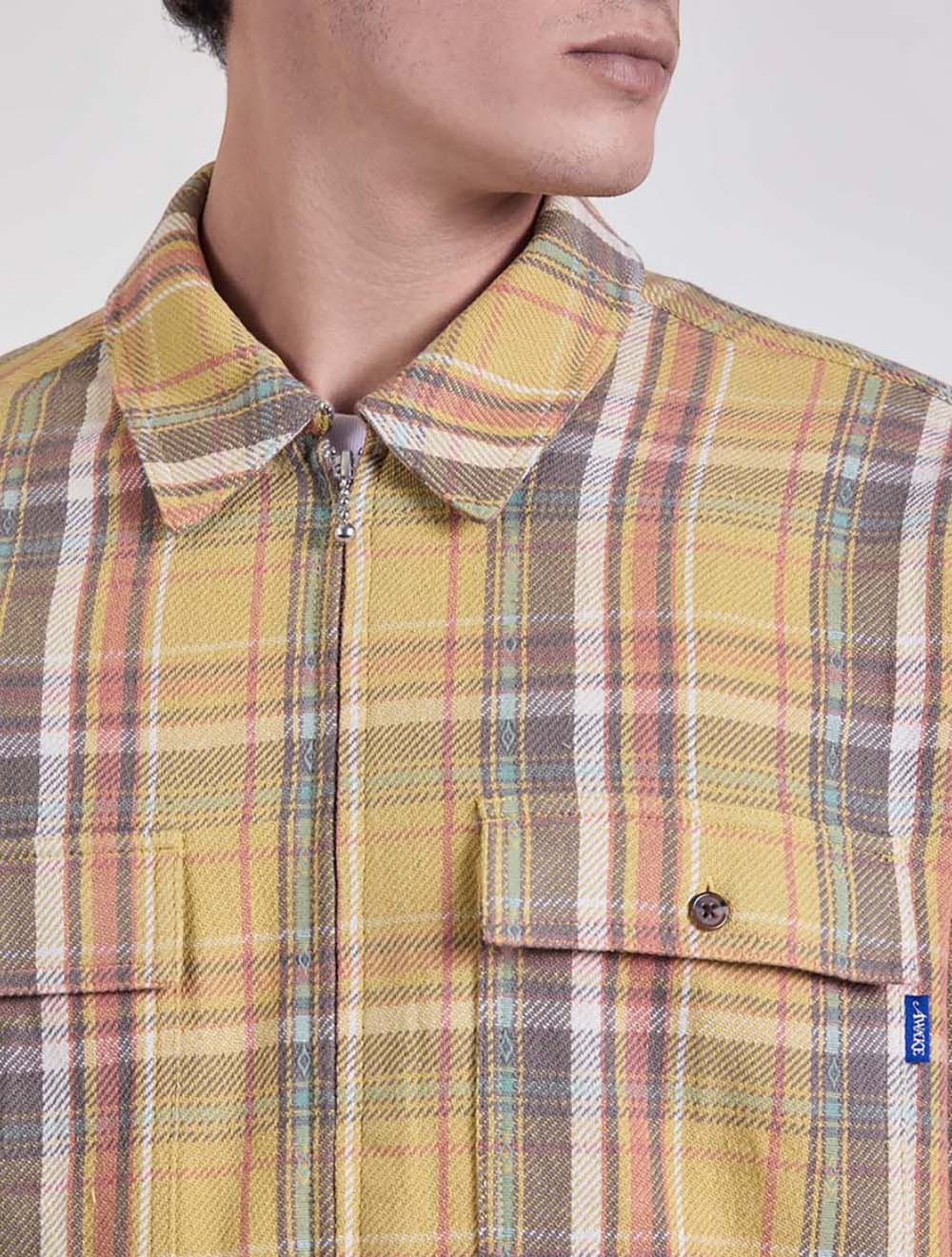 Rivington רוכסן Flannel אוברשירט