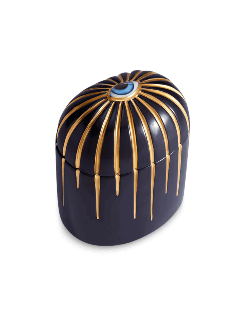Lita-Candle Blue+Gold