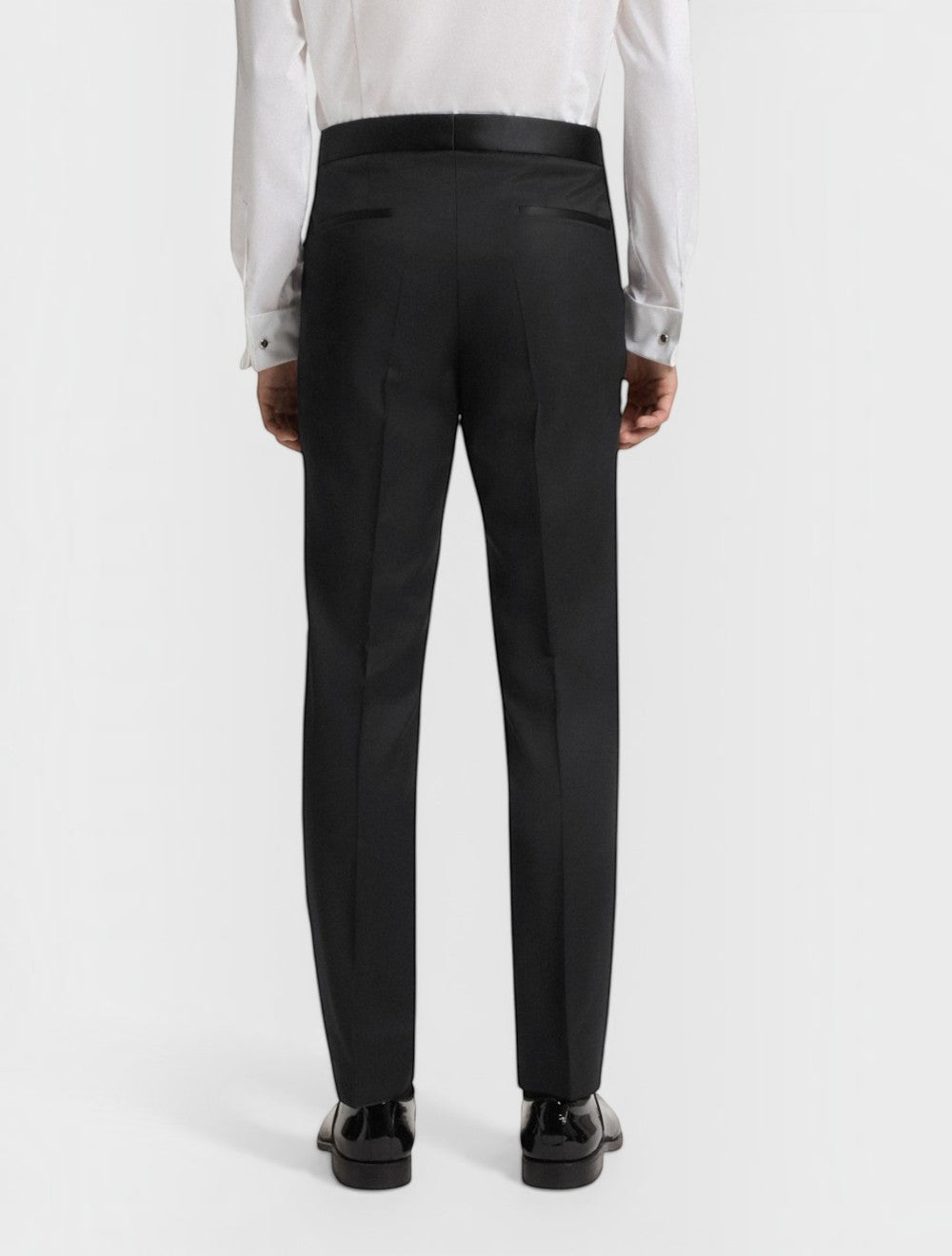מכנסיים סלים פיט Tuxedo צמר