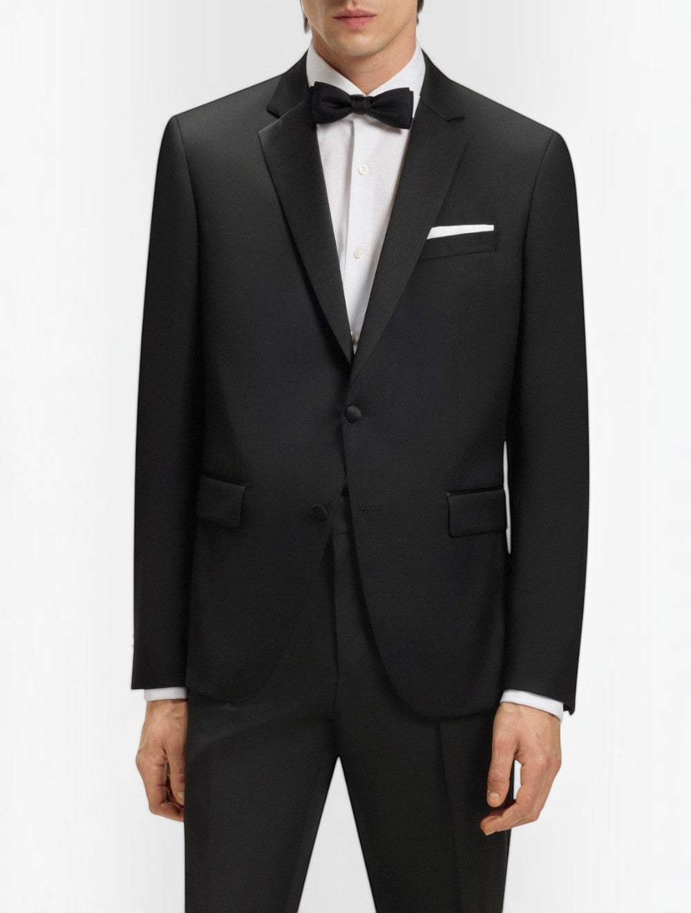 ז'קט סלים פיט Tuxedo צמר