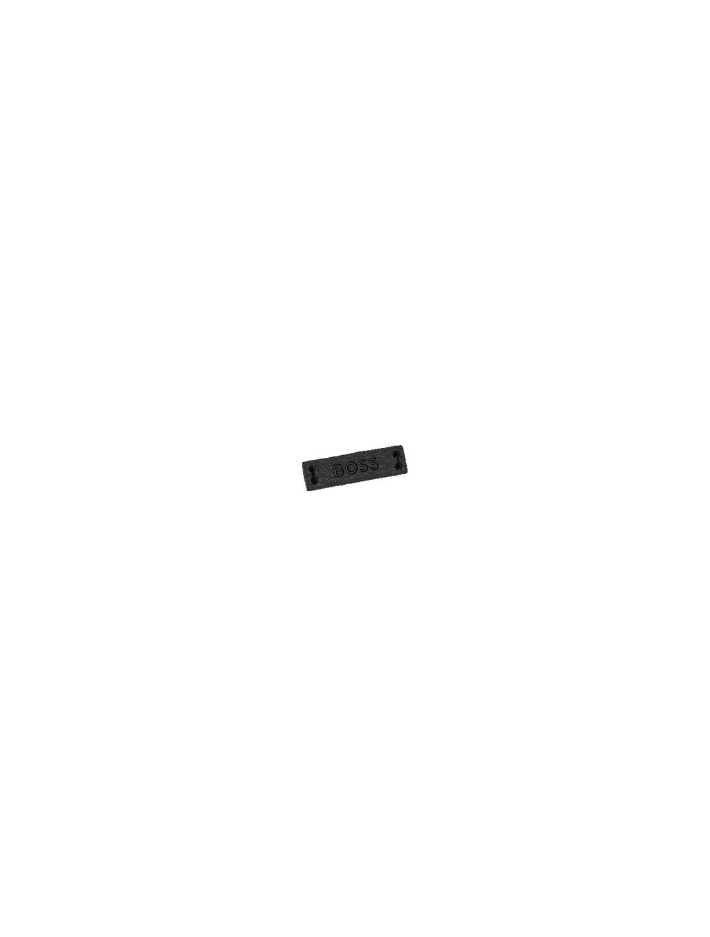 צעיף סרוג צמר בתולי עם לוגו Detail