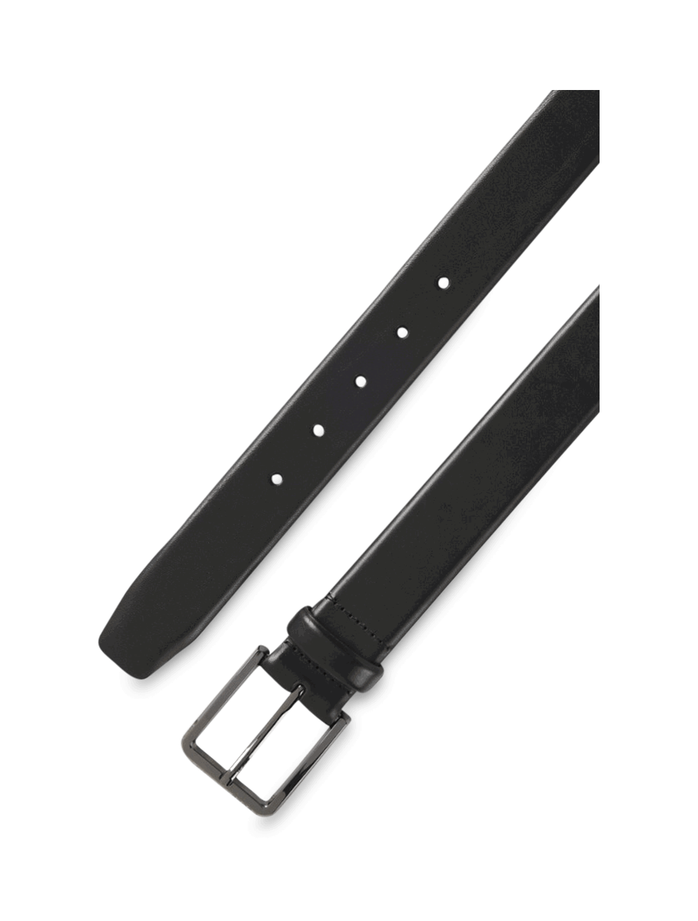 חגורת עור עם Gunmetal אבזם