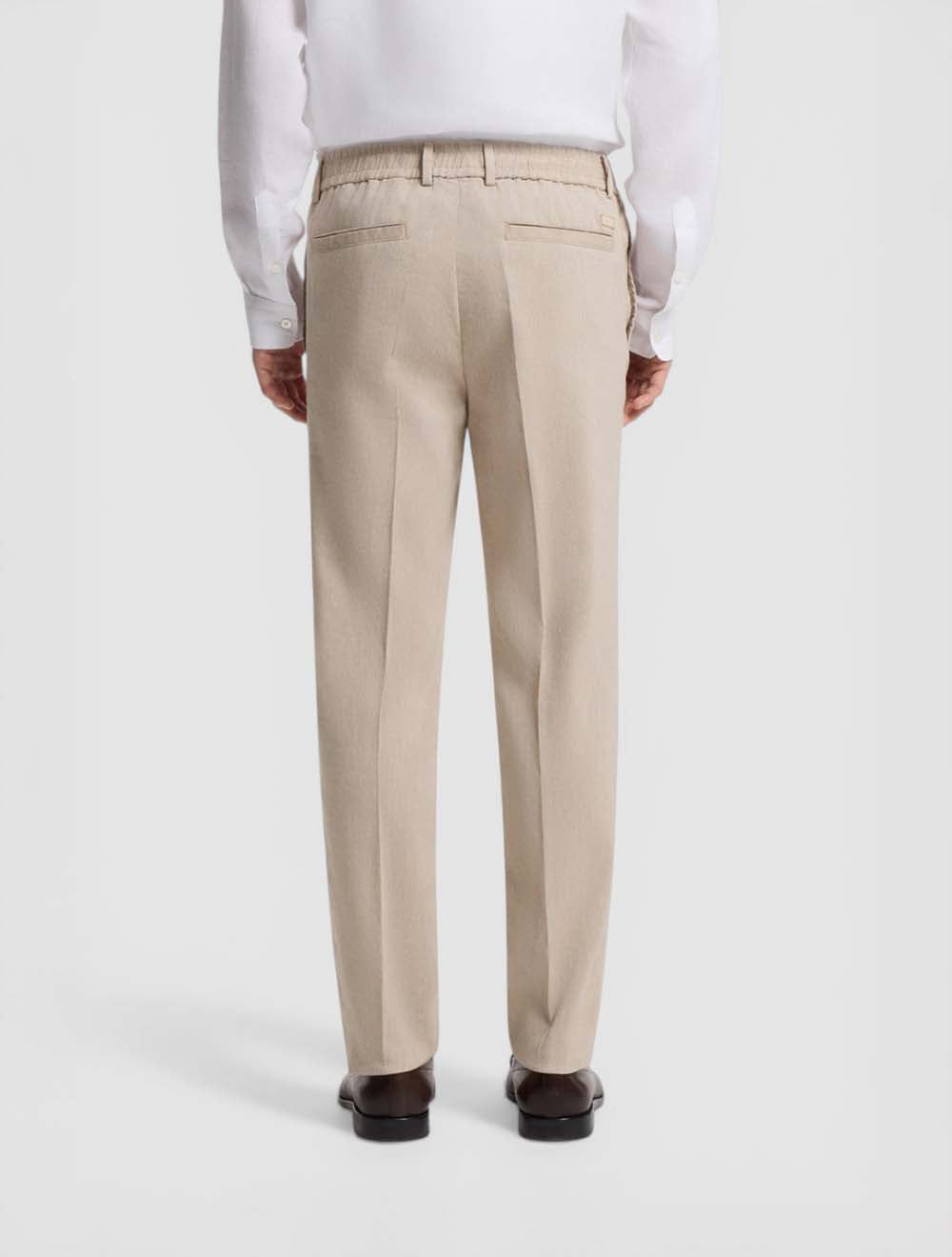מכנסיים Modern פיט פשתן בלנד