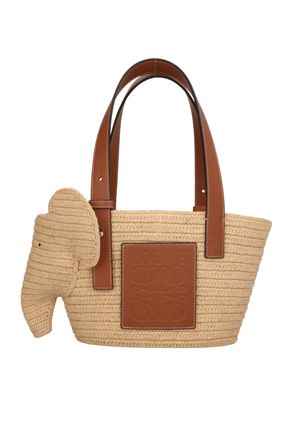 Elephant קטן רפיה Basket