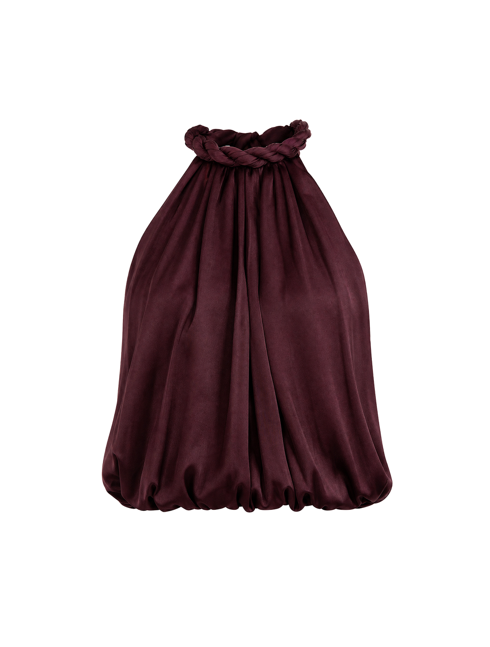 טופ Luna Billow Halter משי