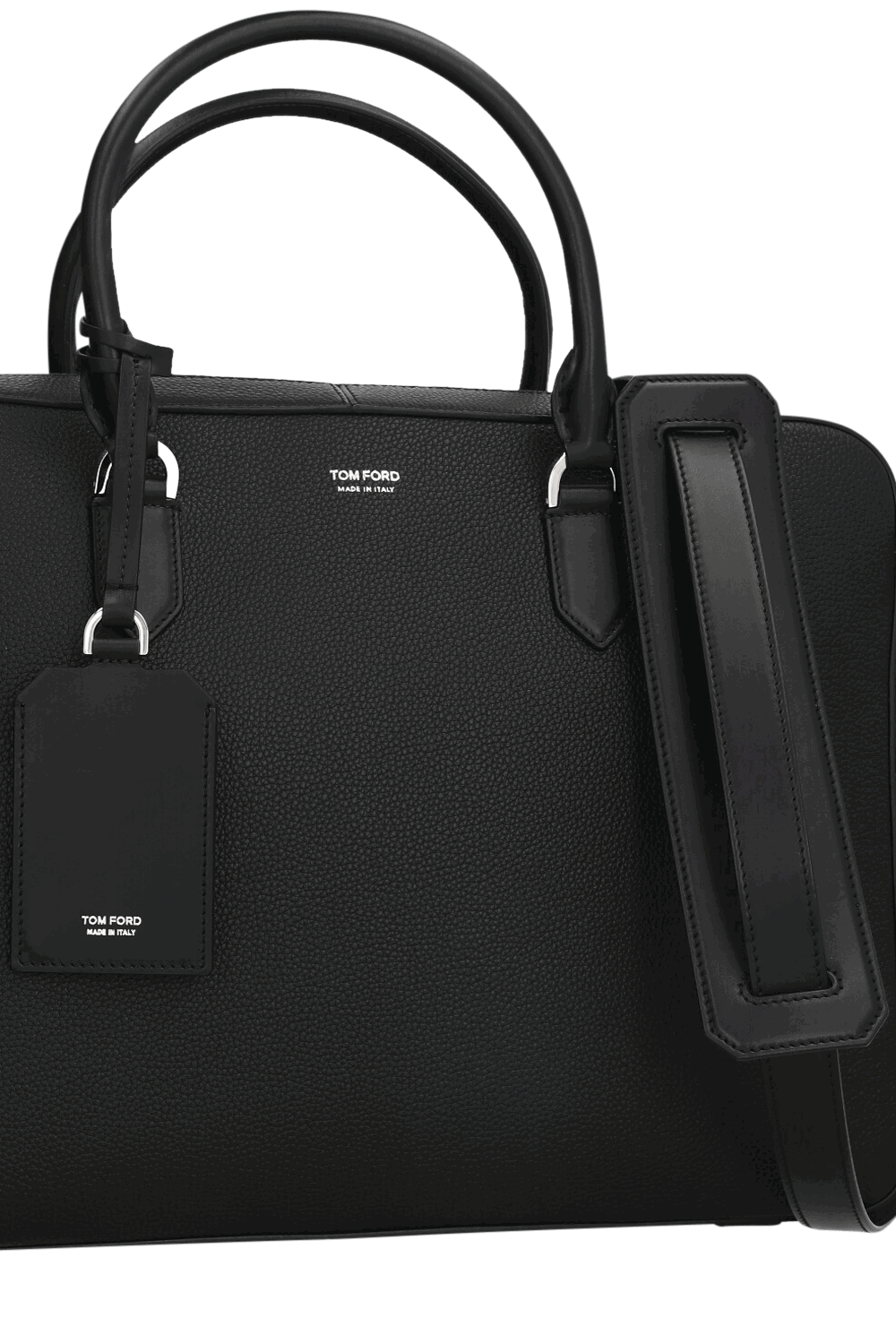 Elliot מגורען עור Briefcase