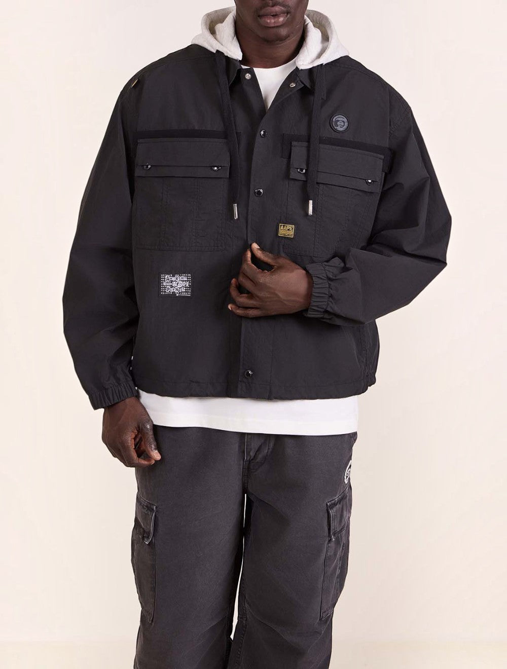 חולצה מכופתרת Main שרוול ארוך ארוג