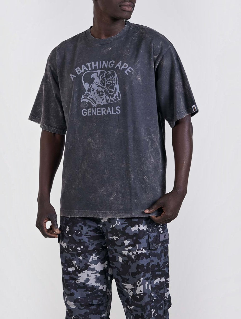 טי שירט Pigment Dye Generals רלקסד פיט כותנה