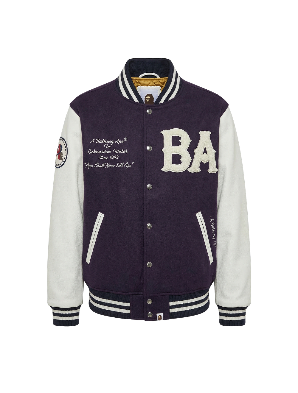 ז'קט Bathing Ape Varsity צמר