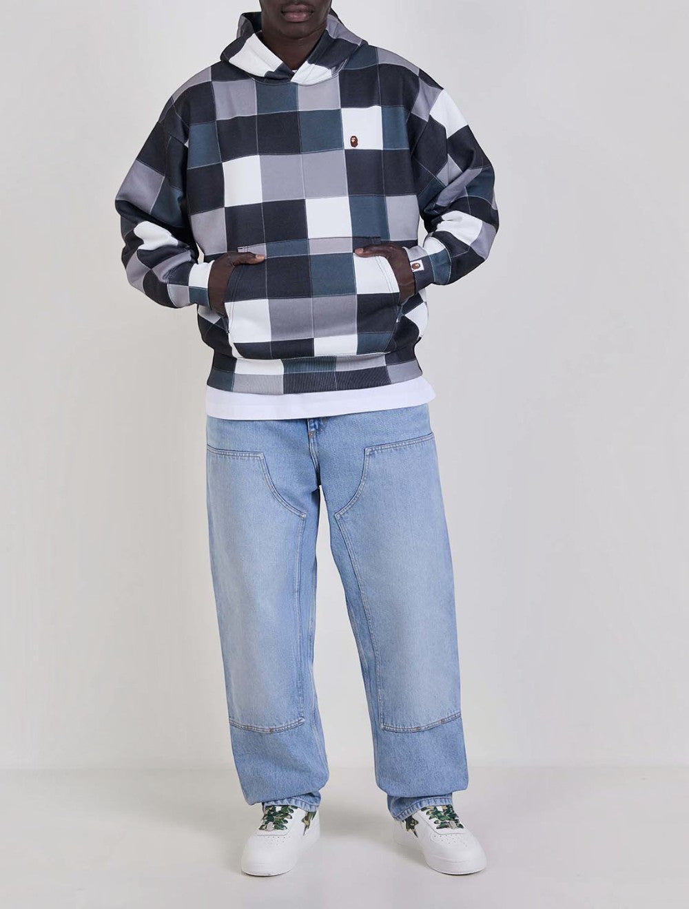 הודי Multi Color Patchwork פולאובר