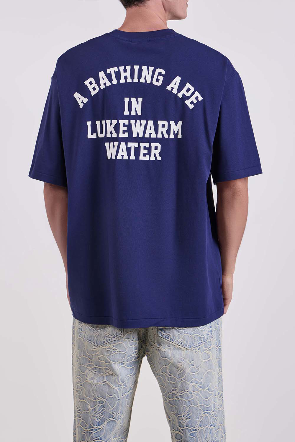 טי שירט Lukewarm Water לוגו רלקסד פיט כותנה