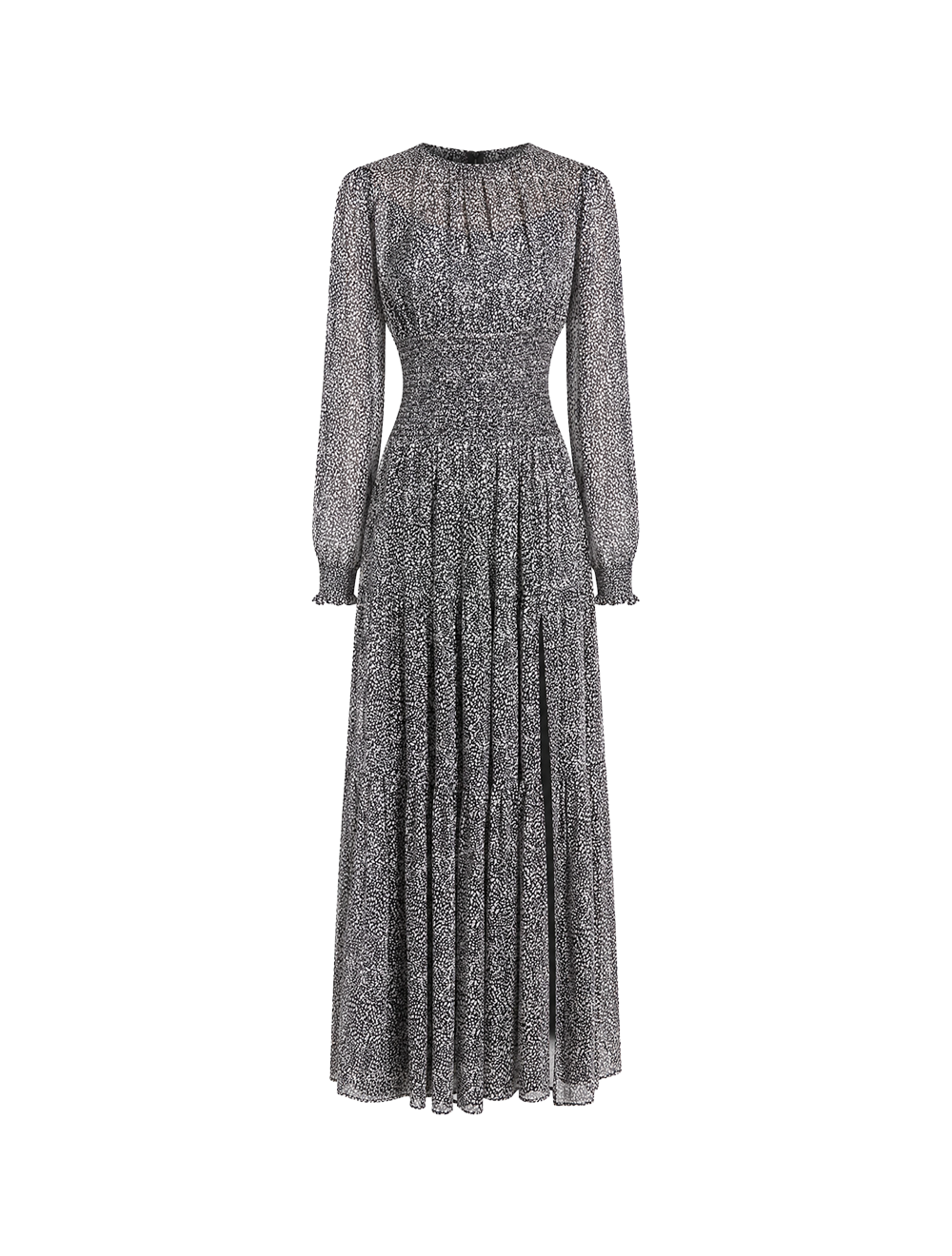 שמלת מקסי ג'ורג'ט